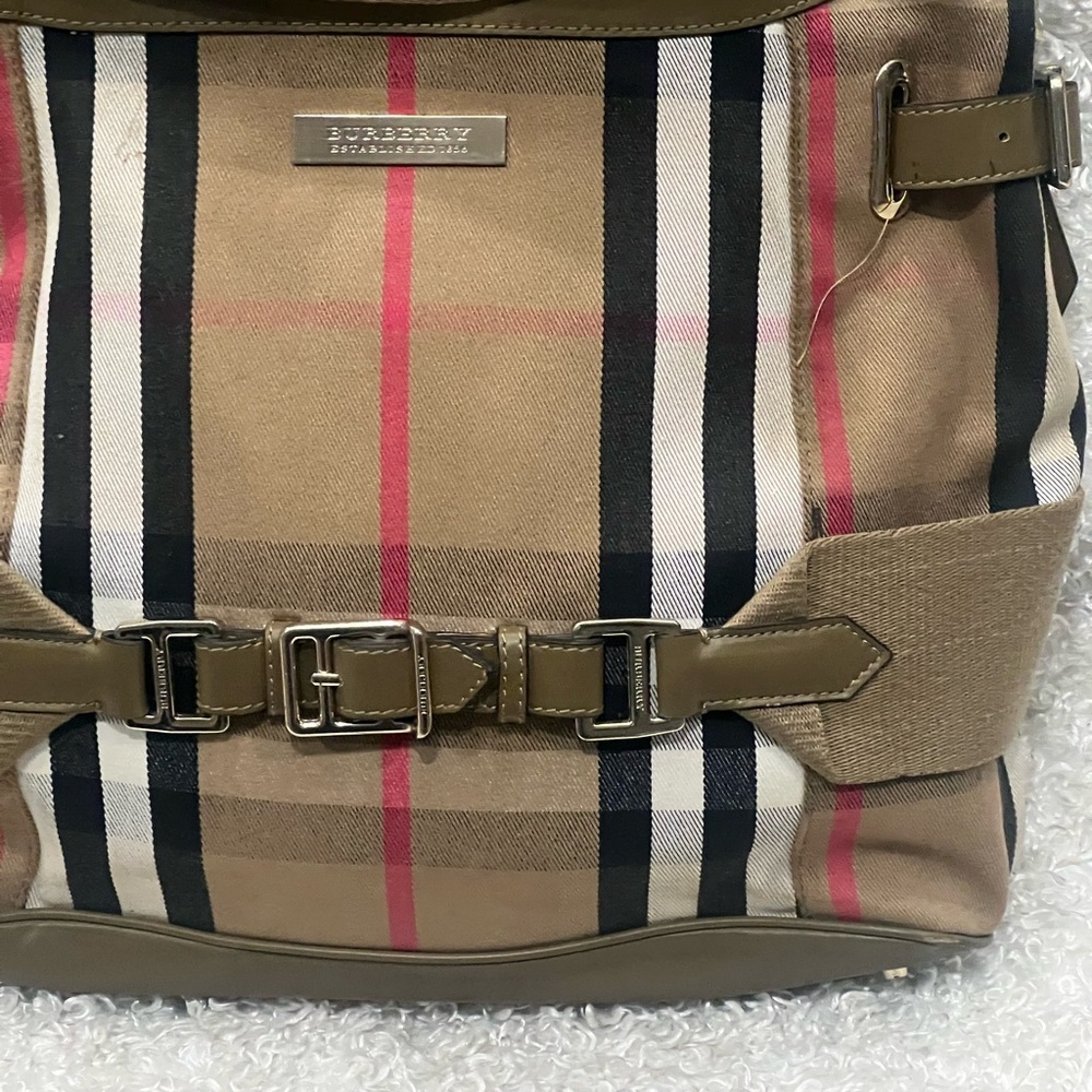Burberry Prorsum Authentic Check House Tote - Picture 2 of 16
